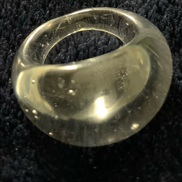 Woman’s acrylic dome ring and bracelet. NWNT. Size 7.5 ring approximate - Picture 11 of 12